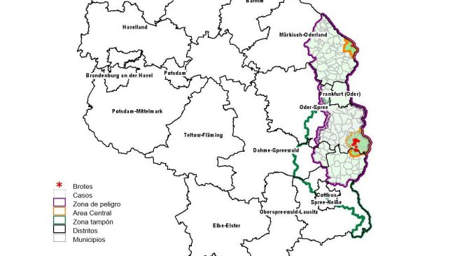 Panoramica delle zone di restrizione nel Brandeburgo