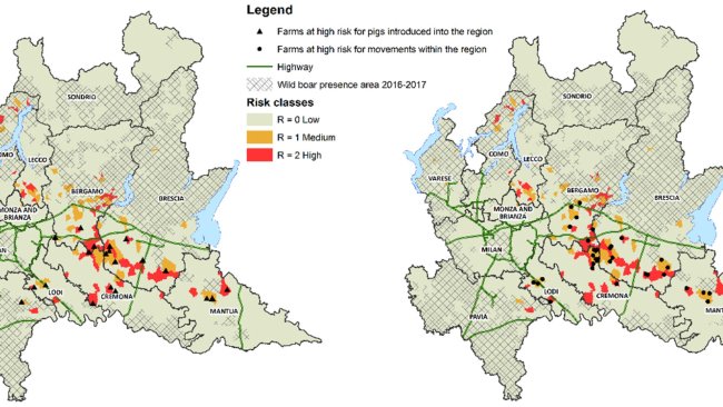 Comuni piu a rischio