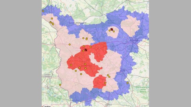 PSA nel voivodato della Grande Polonia