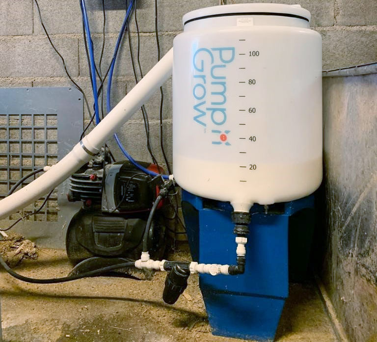 Impianto somministrazione latte