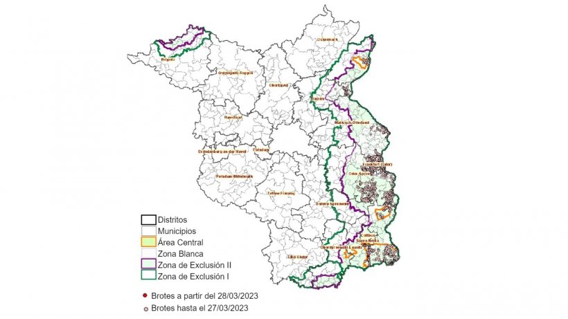 Situaci&oacute;n general en el Estado de Brandeburgo (al 5 de abril de 2023)
