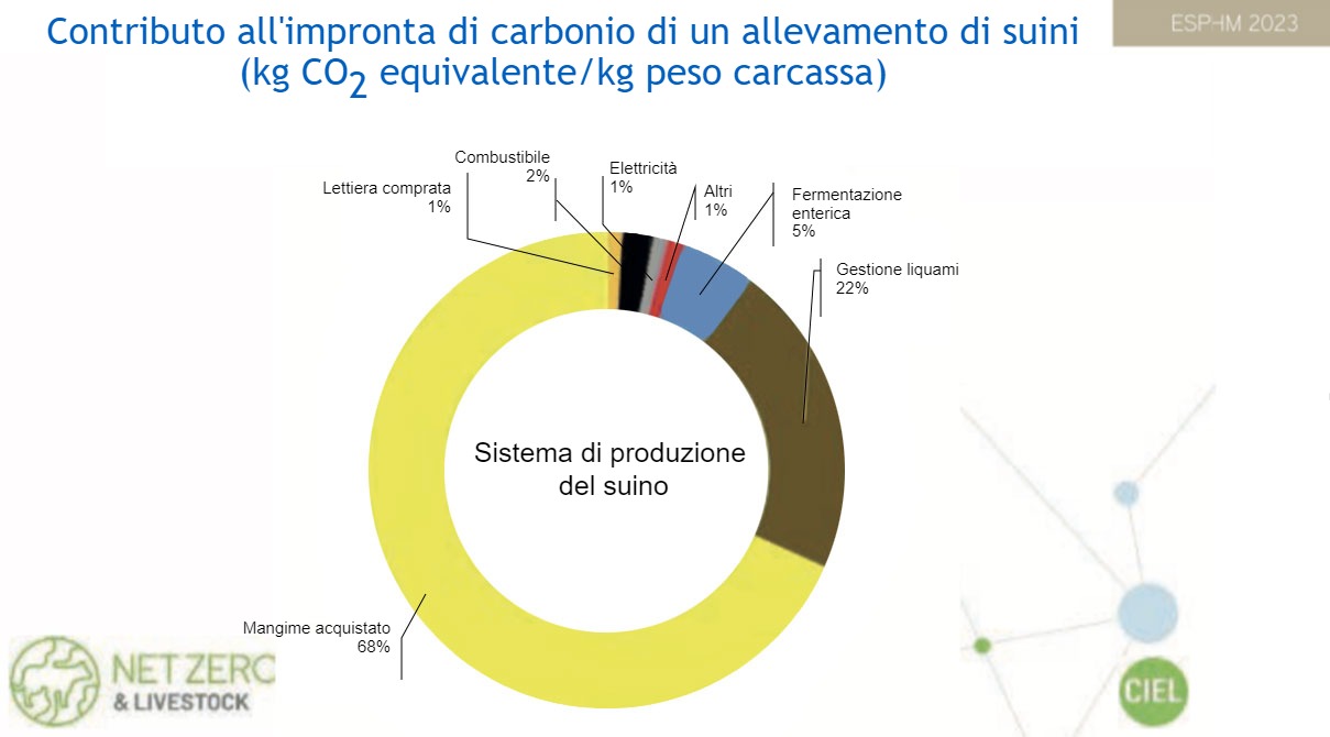 Contributo allimpronta di carbonio di un allevamento di suini nel Regno Unito