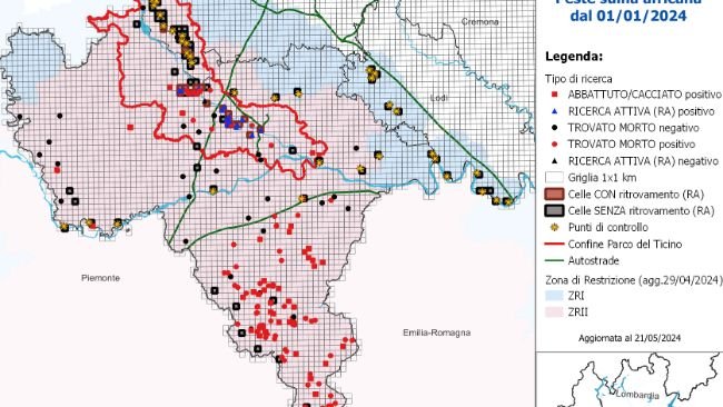 Mappa sorveglianza psa