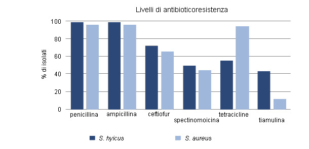 Percent of isolates resistant to antimicrobials