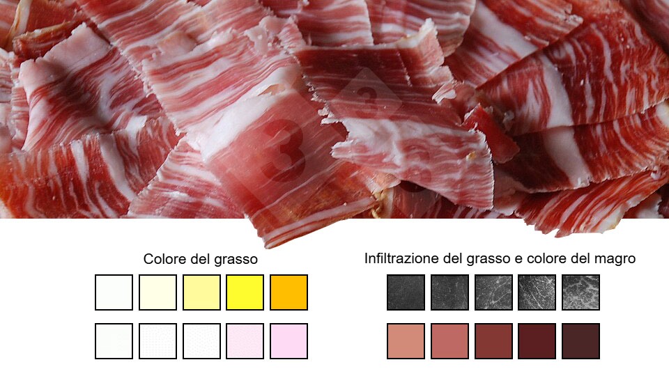 Valutazione visiva del prosciutto