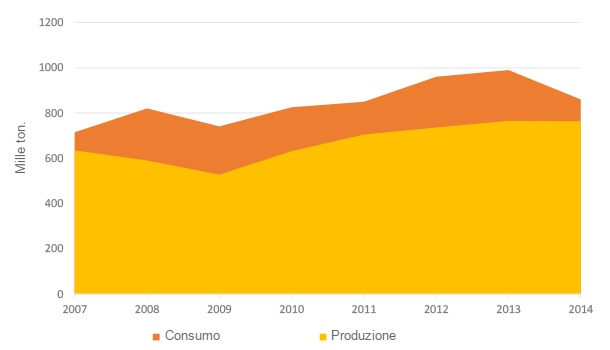 Dinamiche della produzione e consumo