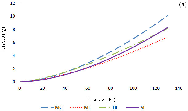 Crecimiento alométrico del tejido graso