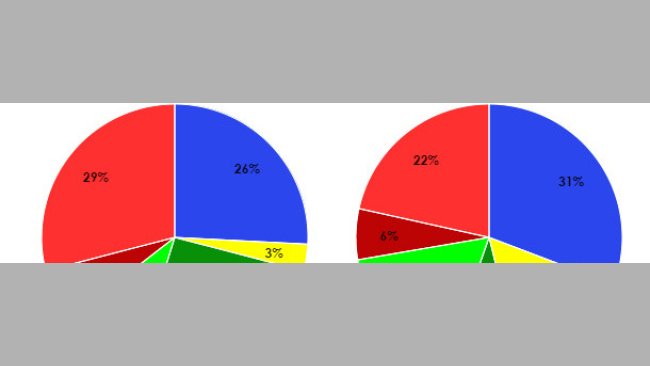 Distribuzione delle lesioni agli arti in un determinato allevamento