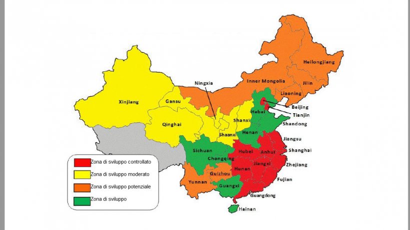 &nbsp;Zone di Controllo Ambientale in Cina.

