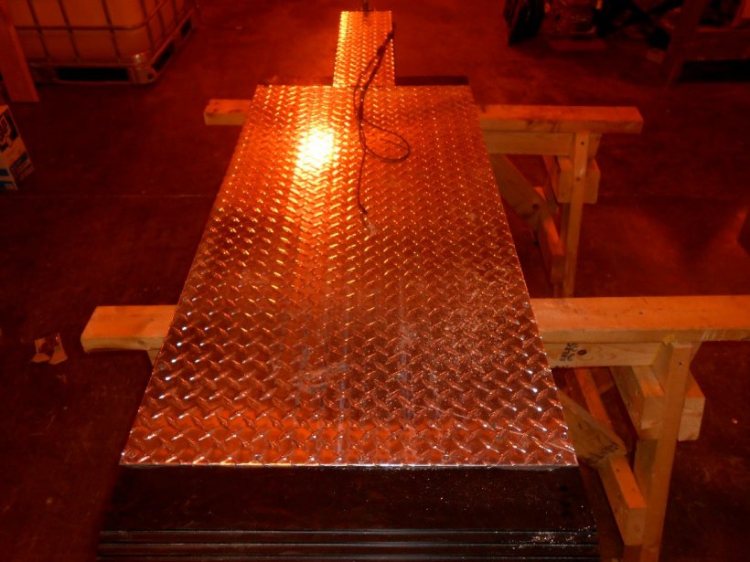 Figura 1 &ndash; Prototipo attuale della placca refrigerante Purdue.
