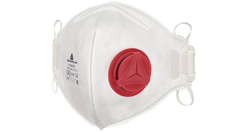 Raccomando come protezione respiratoria minima una maschera antipolvere usa e getta che si adatta bene e con doppio nastro.
