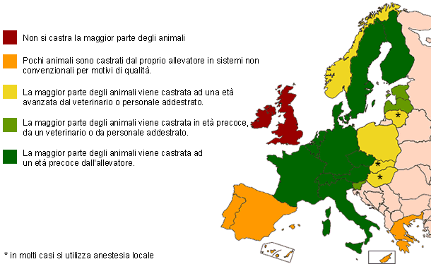 mapa castrazione