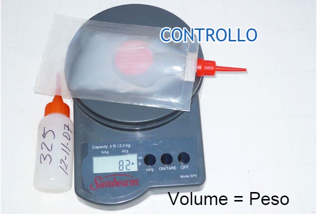 Foto 3. Peso della dose&nbsp;corretta

