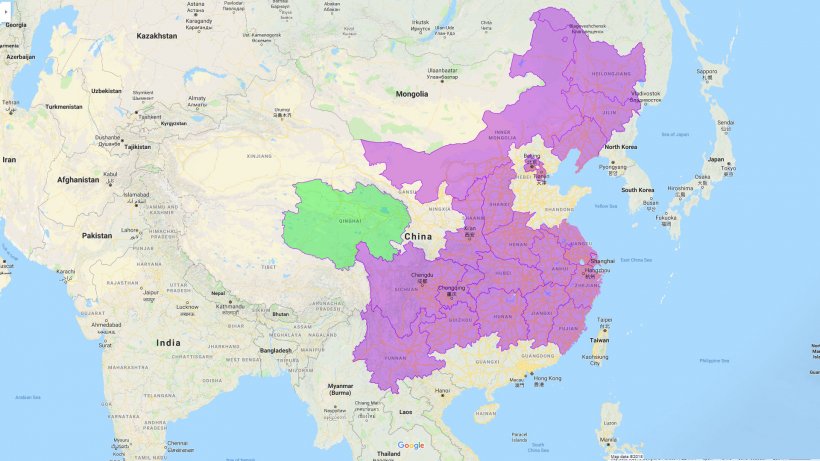 Qinghai, nuova&nbsp;provincia colpita dalla PSA.
