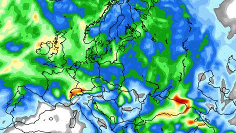 Figura 1. In queste due mappe possiamo vedere le anomalie delle precipitazioni durante le ultime settimane di novembre e le previsioni delle piogge per dicembre. (Fonte: GrADS / COLA).
