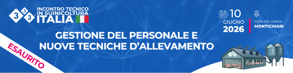 INCONTRO TECNICO IN SUINICOLTURA ITALIA - Gestione del personale e nuove tecniche d’allevamento 