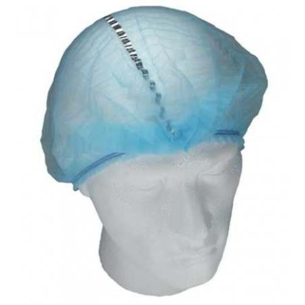 Metal-inserted detectable caps