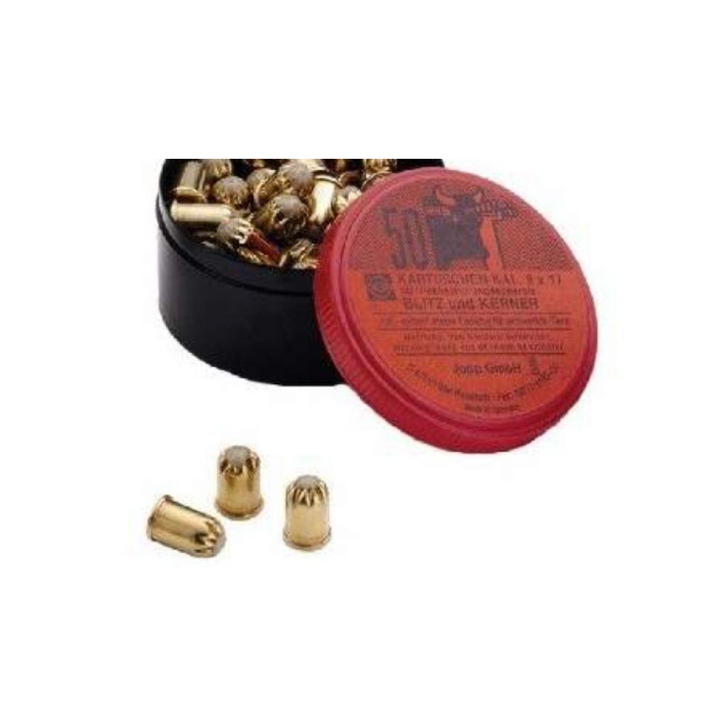 Cartouche de poudre rouge pour pistolets Blitz-Kerner pour animaux très lourds