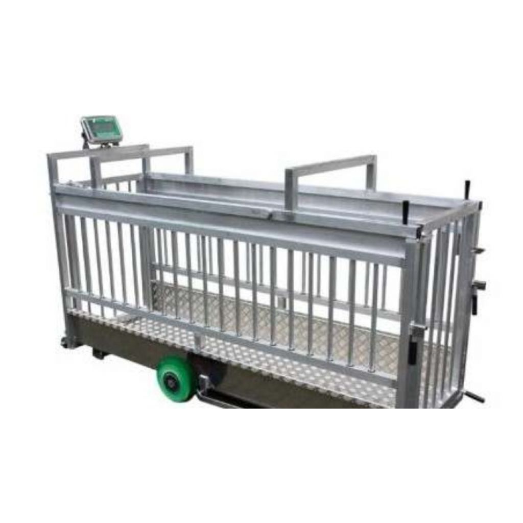 Balance mobile pour truies avec côtés ouverts