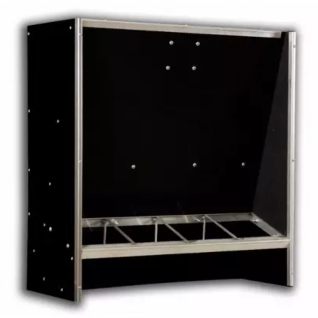 Lej polietylenowy FM z 4 pojedynczymi wlotami dla prosiąt odsadzonych, 84 L