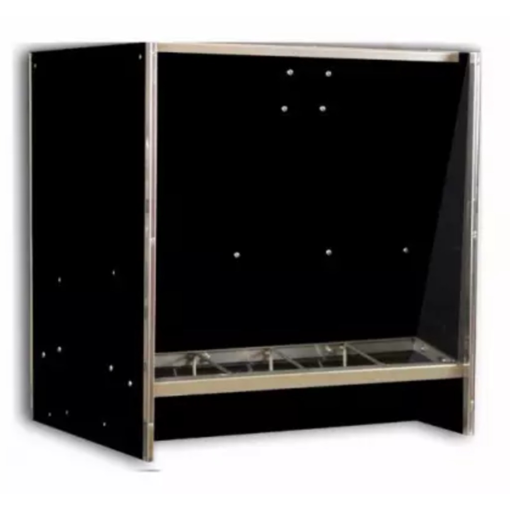 Lej polietylenowy FM z 4 podwójnymi otworami dla prosiąt odsadzonych, 169 L