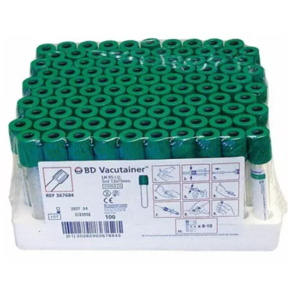 BD Vacutainer - Probówki z heparyną litową 4 ml