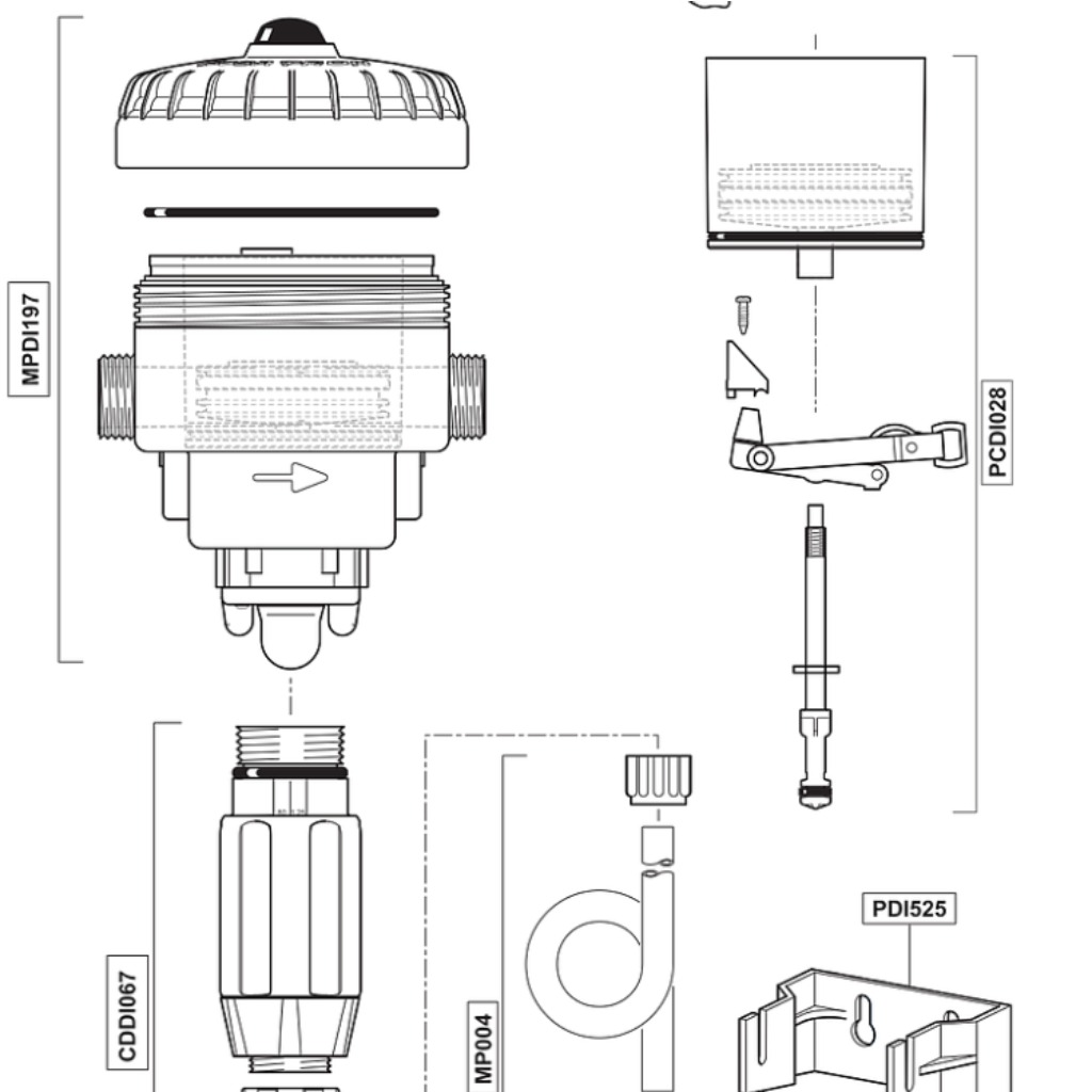 Ricambi per pompe Dosatron