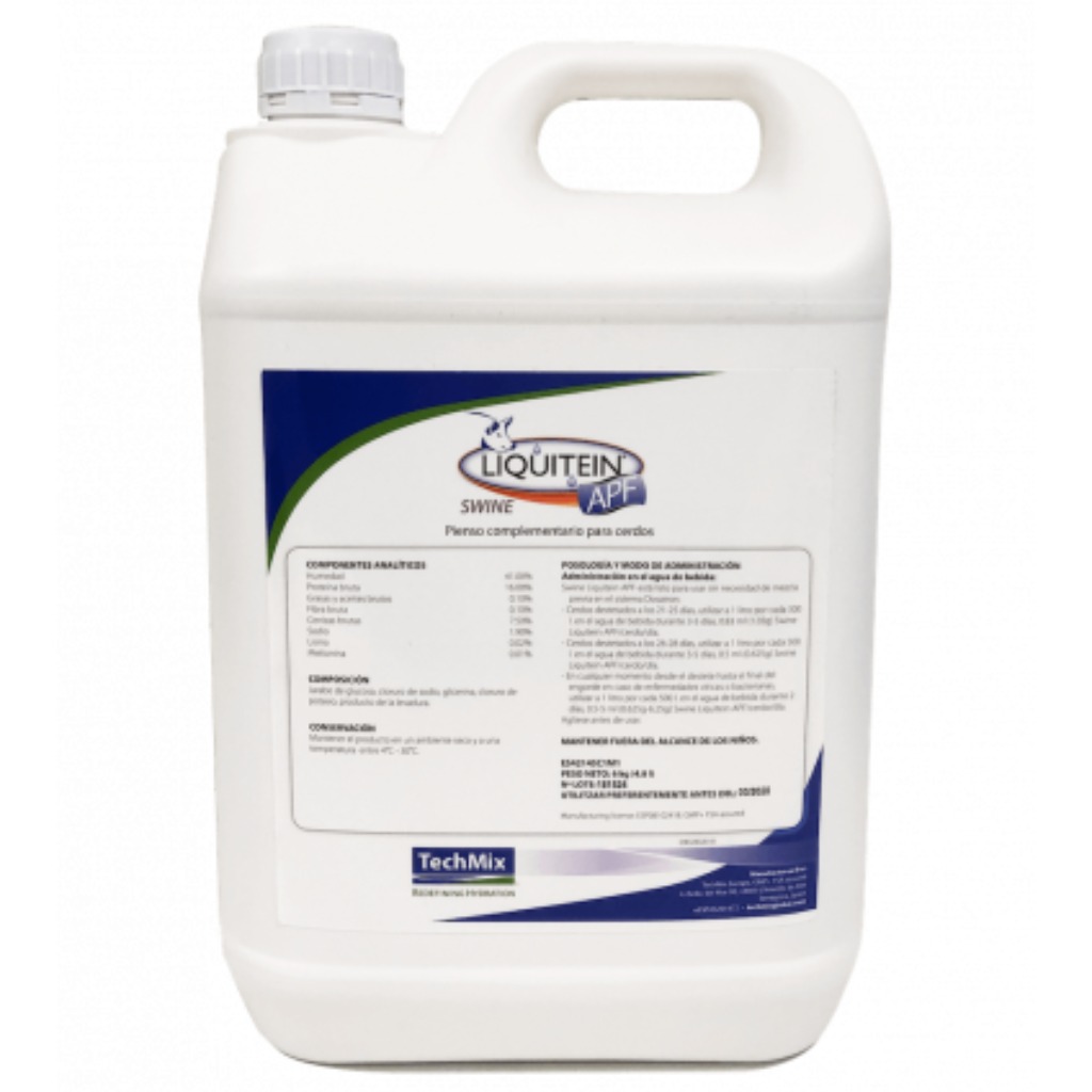 Liquitein Swine APF Protéine liquide et énergie supplémentaire pour le porc