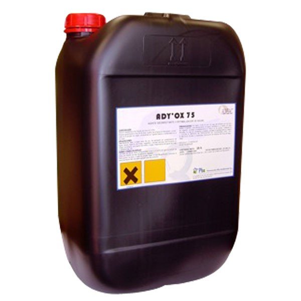 ADY'OX 75 Diossido di Cloro puro allo 0,75 % 25L ADY'OX 75 Diossido di Cloro puro allo 0,75 % 25L
