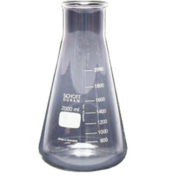 Beuta, 2.000 ml, in vetro, collo largo Beuta, 2.000 ml, in vetro, collo largo