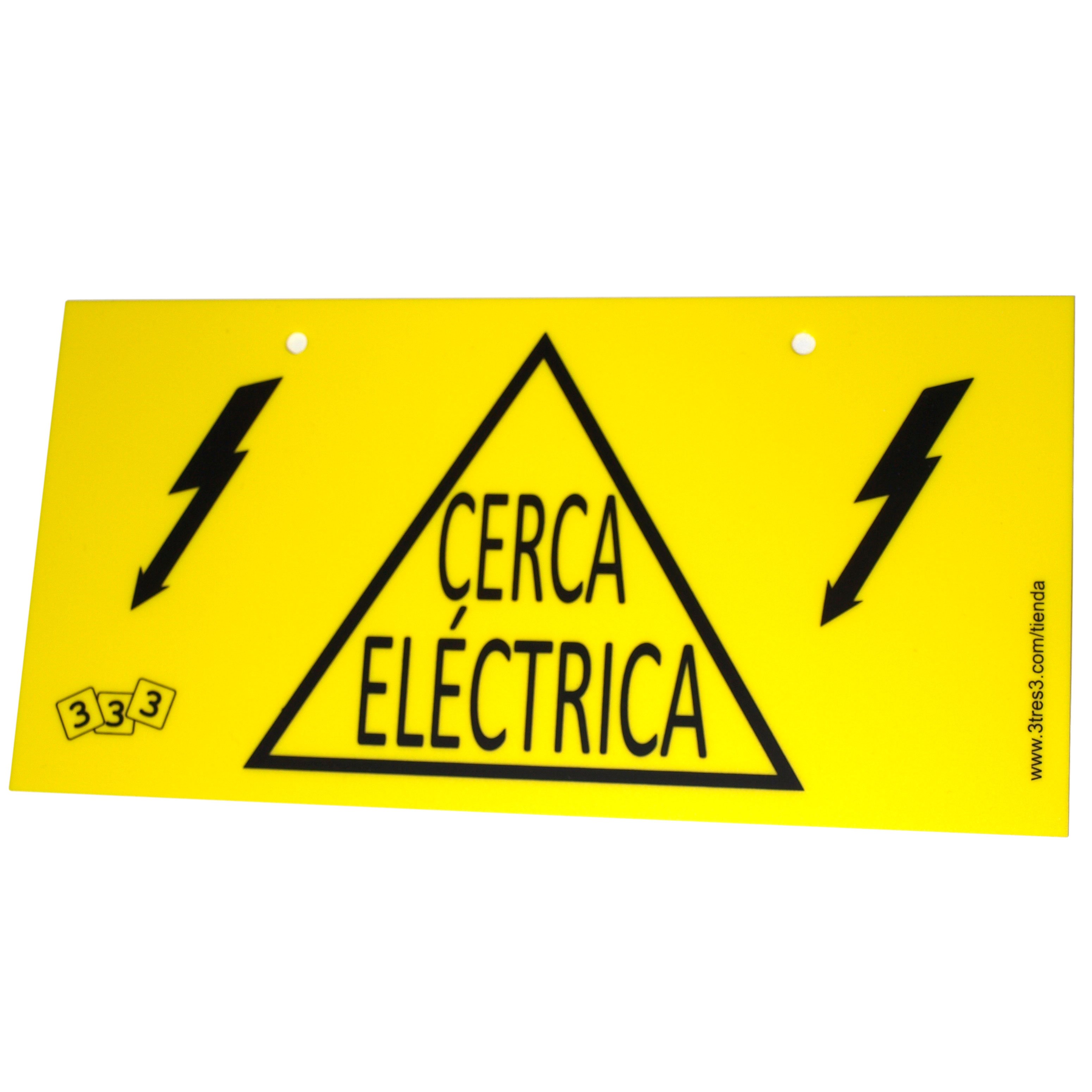 Cartello indicatore di "Recinzione elettrica" Cartello indicatore di "Recinzione elettrica"