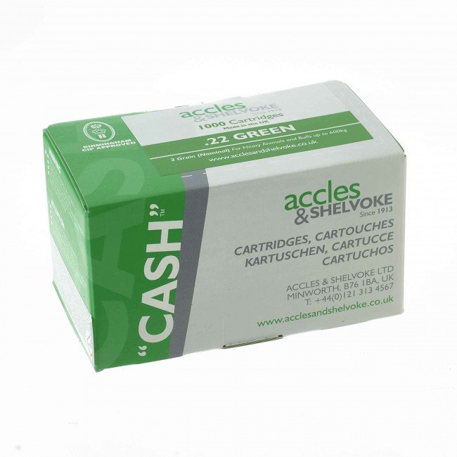 Cartuccie verdi per calibro 22 per pistola cash Cartuccie verdi per calibro 22 per pistola cash