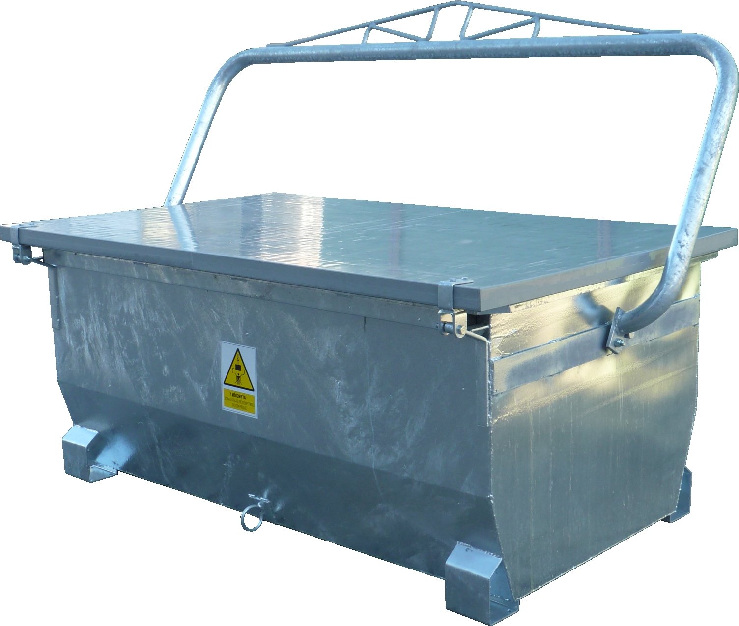 Contenitore 1500 L per raccolta carcasse - con arco (ruote opzionali) Contenitore 1500 L per raccolta carcasse - con arco (ruote opzionali)