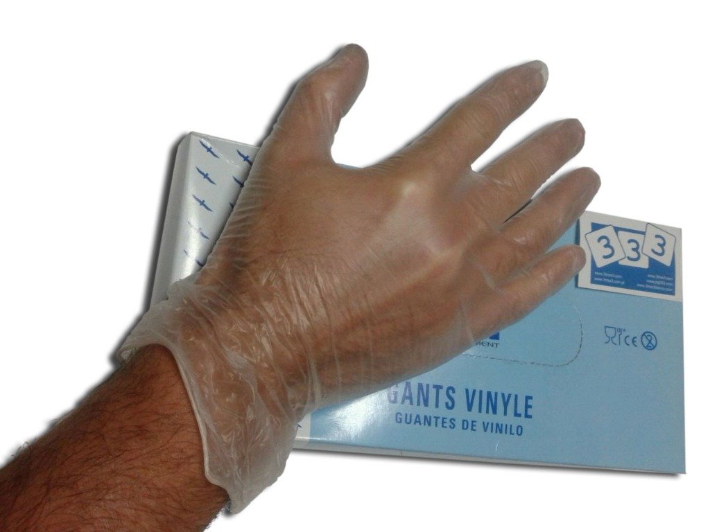 Guanti in vinile, 100 pz. Guanti in vinile, 100 pz.
