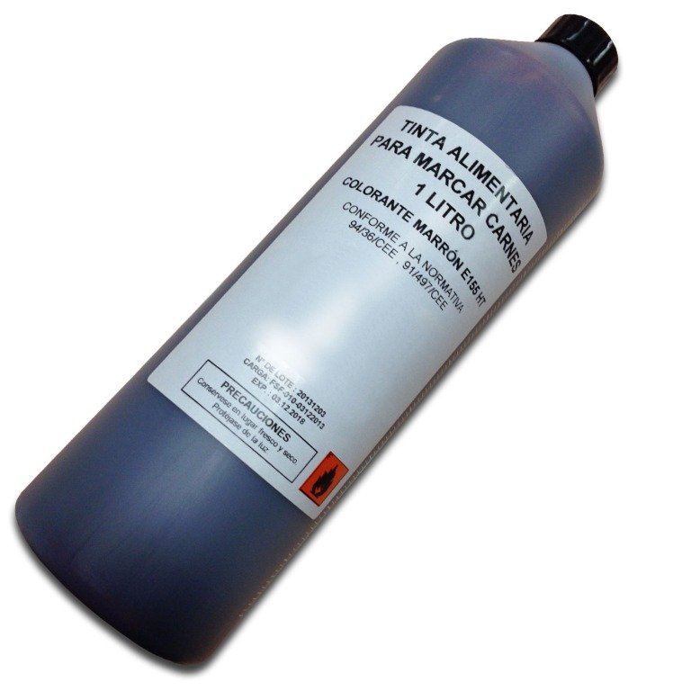 Inchiostro alimentare per timbratura carni, 1L Inchiostro alimentare per timbratura carni, 1L