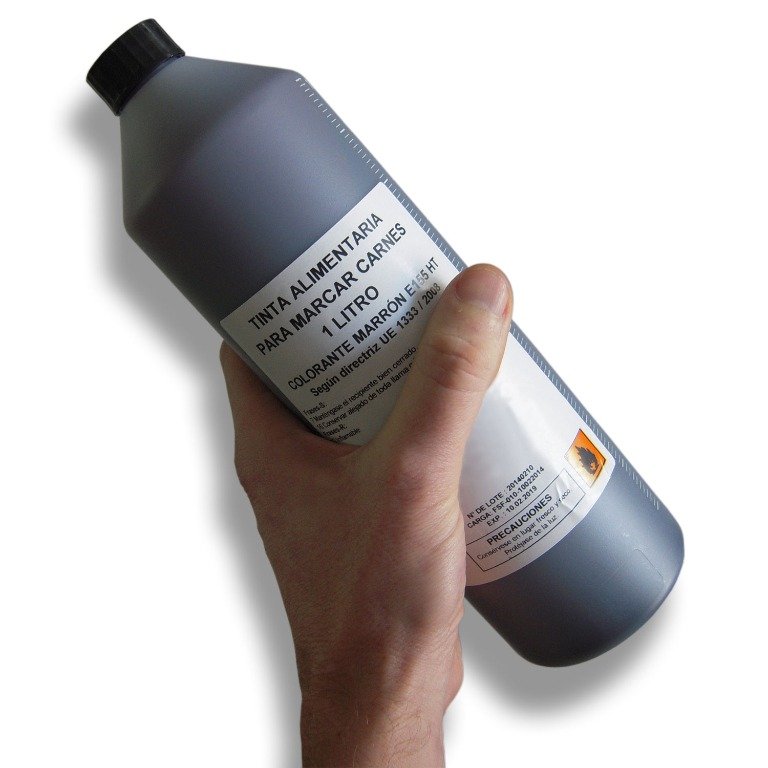 Inchiostro alimentare per timbratura carni, 1L (4) Inchiostro alimentare per timbratura carni, 1L (4)