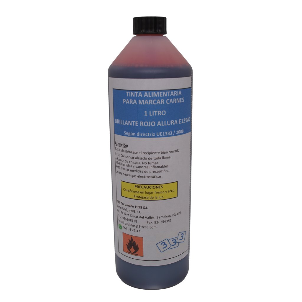 Inchiostro alimentare per timbratura carni, 1L (3) Inchiostro alimentare per timbratura carni, 1L (3)