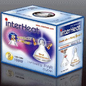 Lampada Interheat 100W Bianca PAR, 2 pzs (2) Lampada Interheat 100W Bianca PAR, 2 pzs (2)
