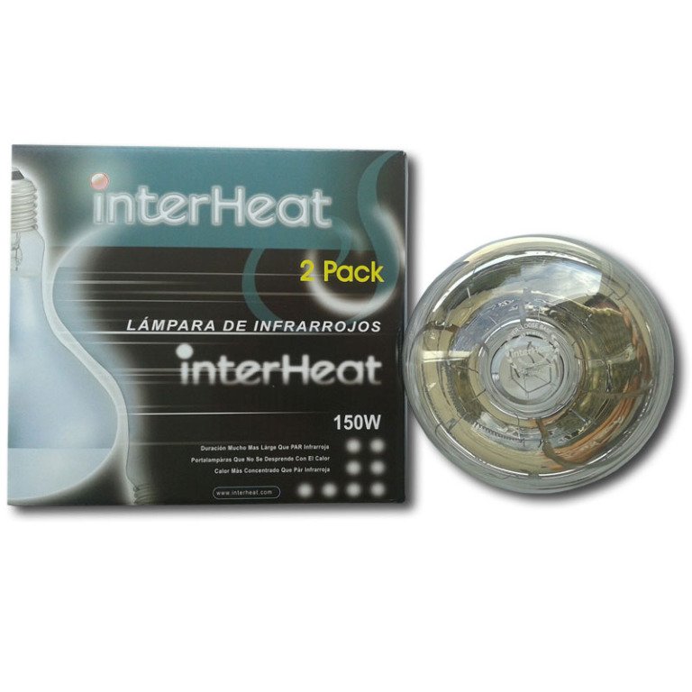 Lampada Interheat 150 watt, bianca, 2 pz Lampada Interheat 150 watt, bianca, 2 pz