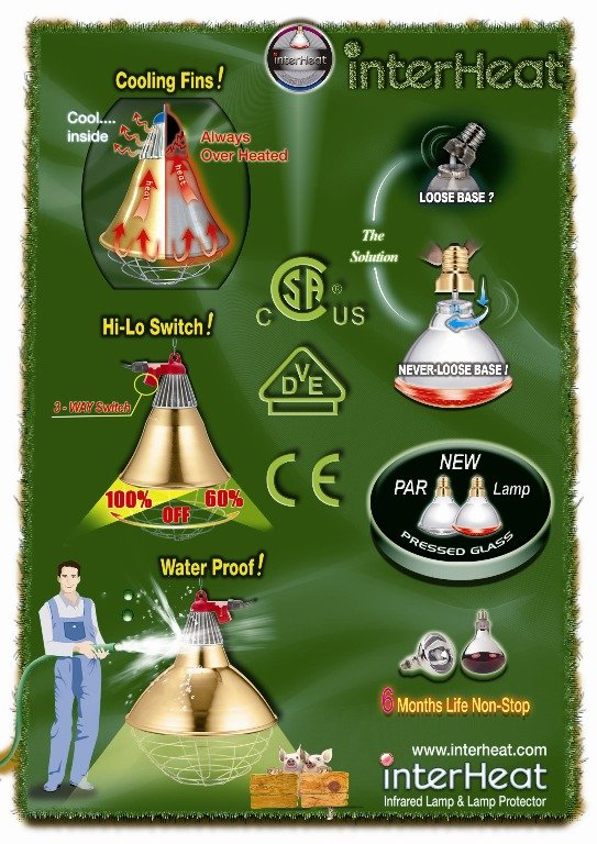 Lampada Interheat 150 watt, rossa, 2 pz (2) Lampada Interheat 150 watt, rossa, 2 pz (2)