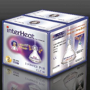 Lampada Interheat 175W Bianca PAR, 2 pz (2) Lampada Interheat 175W Bianca PAR, 2 pz (2)