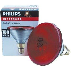 Lampada Philips ad infrarossi PAR , 100 watt, bianca-rossa (12 pz.) (2) Lampada Philips ad infrarossi PAR , 100 watt, bianca-rossa (12 pz.) (2)