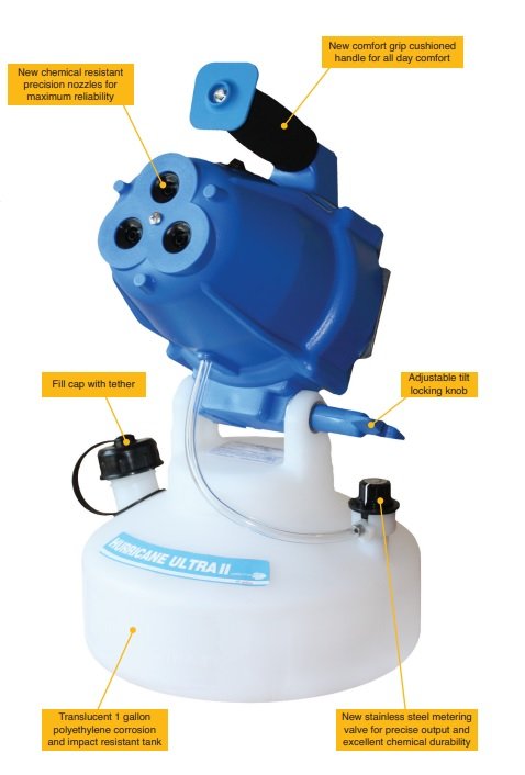 Nebulizzatore Hurricane Ultra II (2) Nebulizzatore Hurricane Ultra II (2)