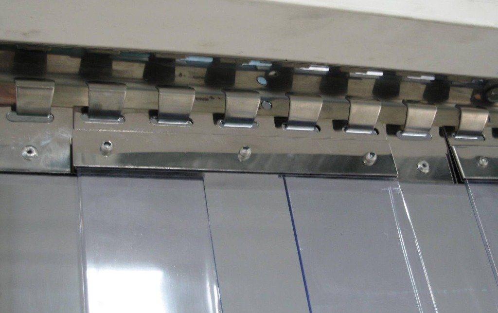 Pinza inox. 200mm per tenda in PVC (2) Pinza inox. 200mm per tenda in PVC (2)