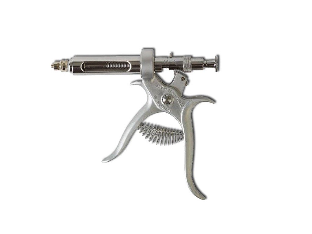 Pistola Hauptner siringa ipodermica 10 ml, luer-lock (2) Pistola Hauptner siringa ipodermica 10 ml, luer-lock (2)