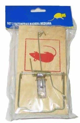 Set 2 trappole in legno medie Set 2 trappole in legno medie