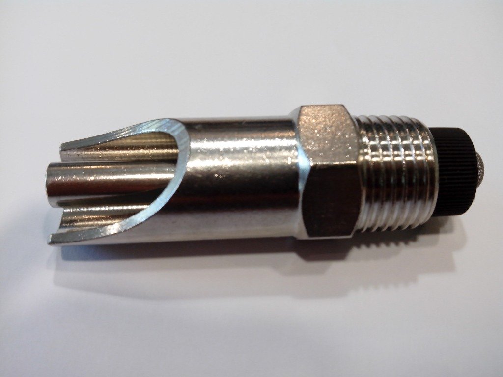 Succhiotto a morso 1/2" (M) per suini in acciaio inox (6) Succhiotto a morso 1/2" (M) per suini in acciaio inox (6)