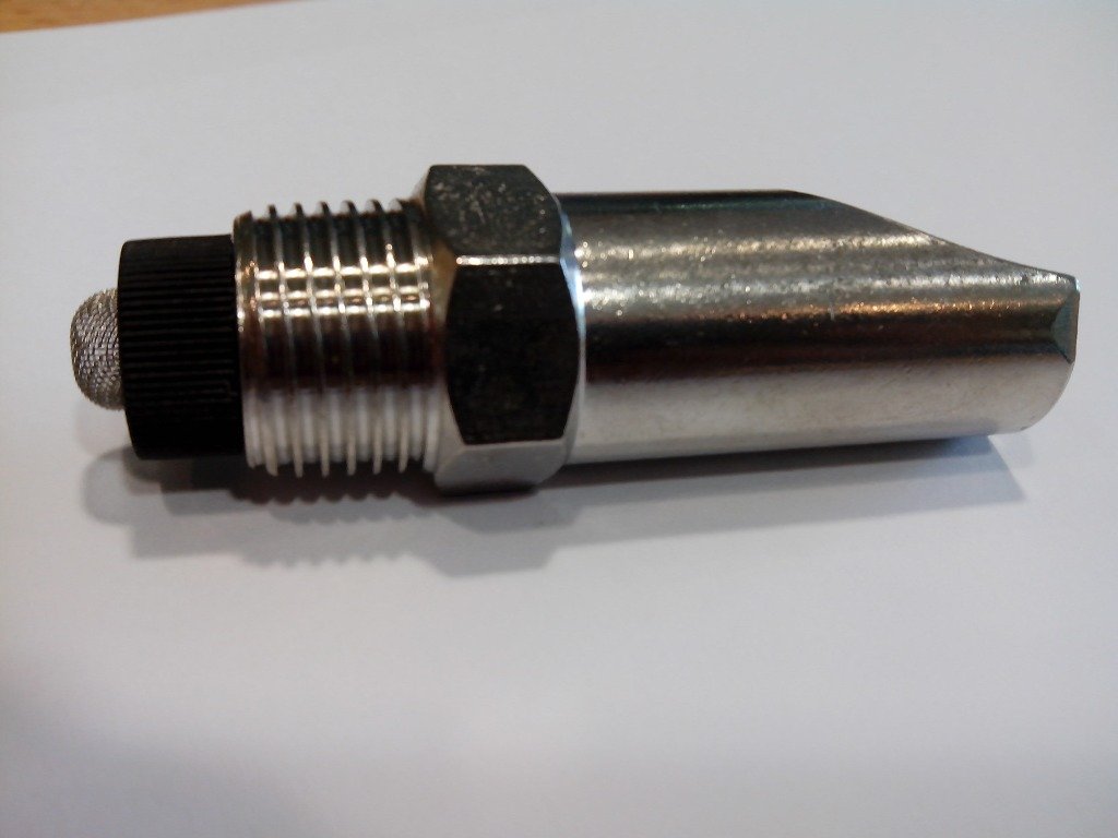 Succhiotto a morso 1/2" (M) per suini in acciaio inox (8) Succhiotto a morso 1/2" (M) per suini in acciaio inox (8)