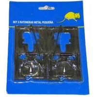 Set 2 trappole metalliche medie Set 2 trappole metalliche medie