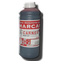 Inchiostro per identificazione carni da 1L rosso-blu Inchiostro per identificazione carni da 1L rosso-blu